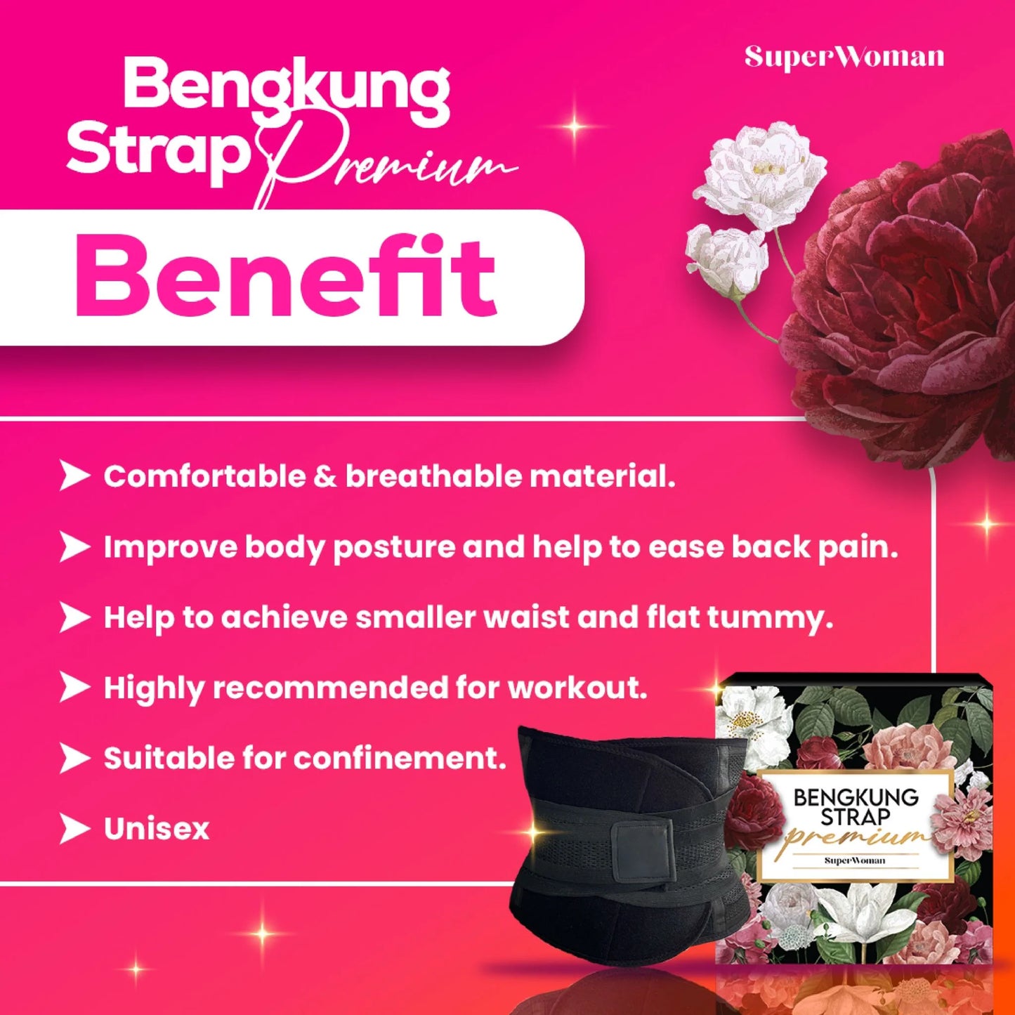 Superwoman Bengkung Strap Premium (PRE-ORDER)