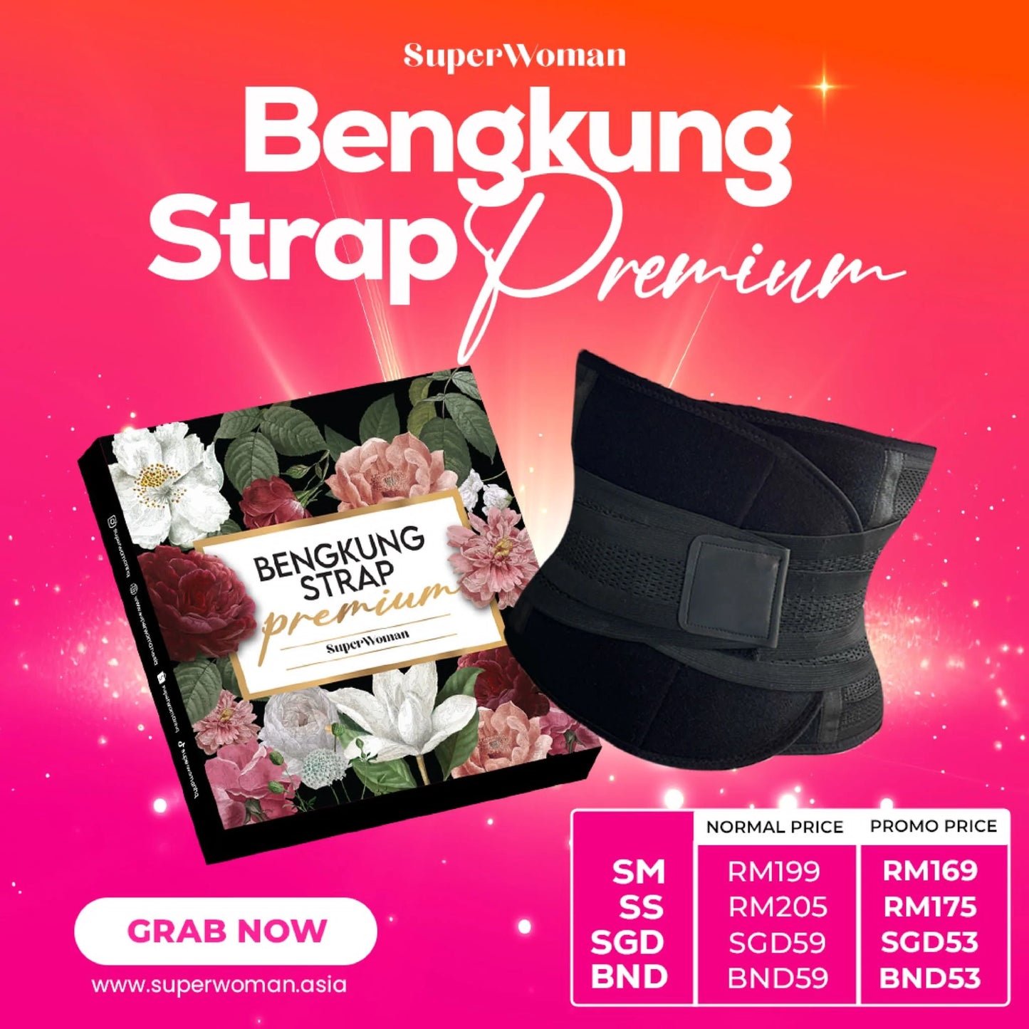 Superwoman Bengkung Strap Premium (PRE-ORDER)